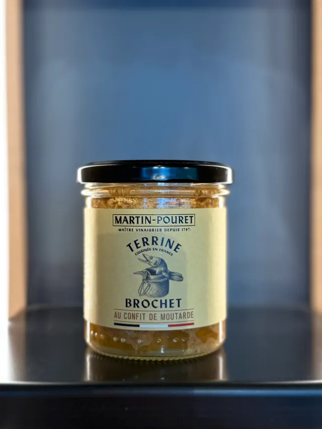martin-pouret-terrine-de-brochet-au-confit-de-moutarde-150g image 1