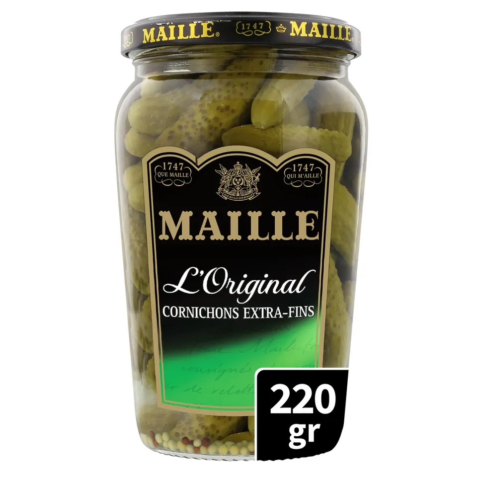 maille-cornichons-extra-fins-l-original-220-g-bocal image 1