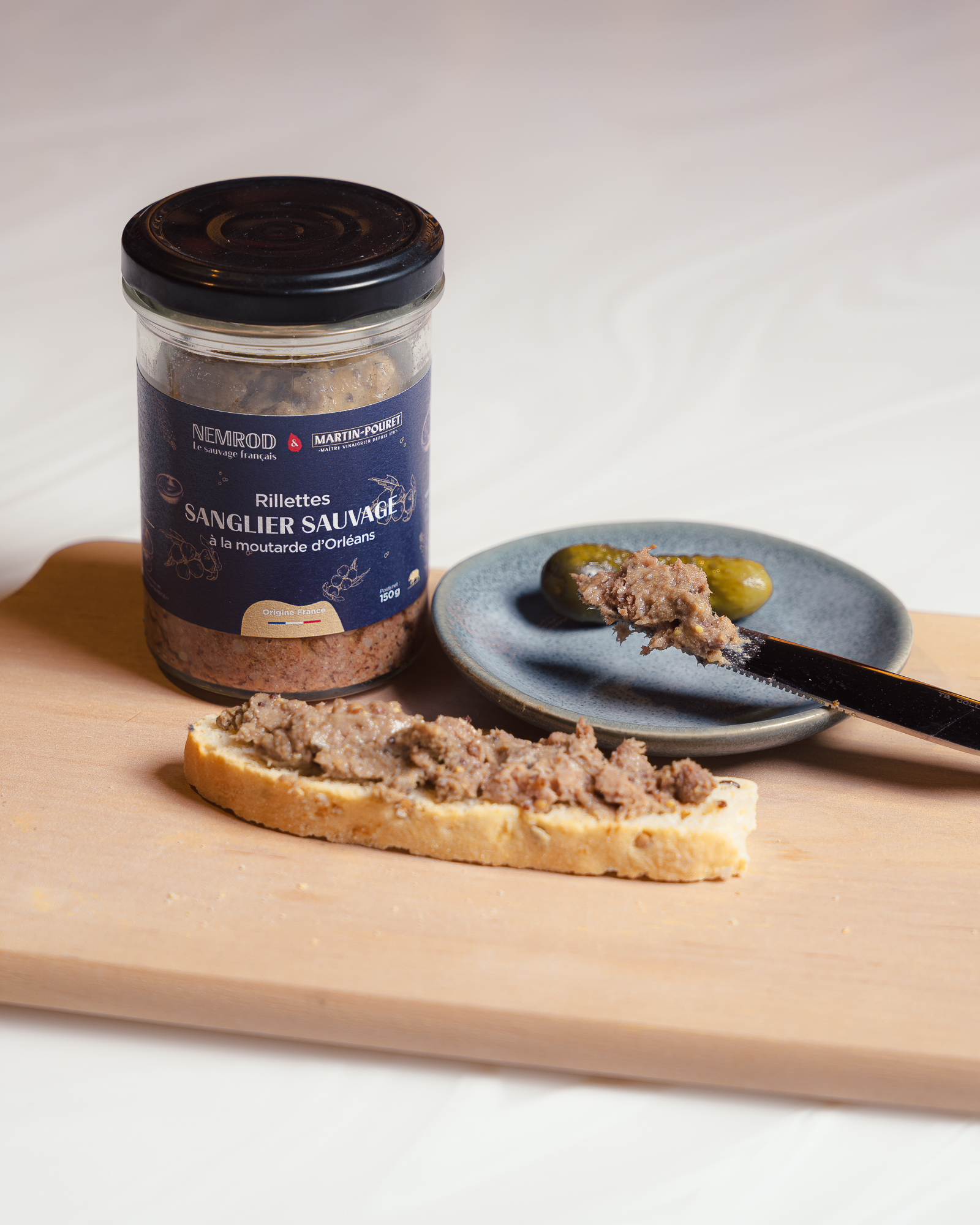martin-pouret-rillettes-de-sanglier-la-moutarde-d-orl-ans-150g-2 image 1