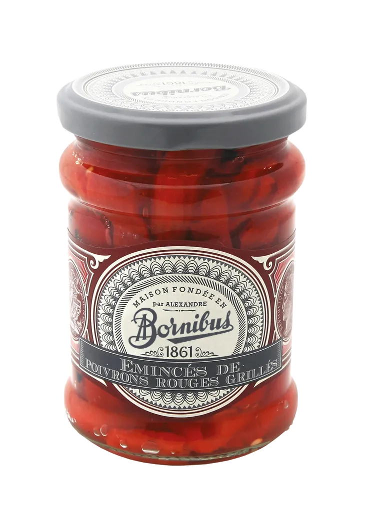 bornibus-minc-s-de-poivrons-rouges-grill-s-bocal-condiment image 1