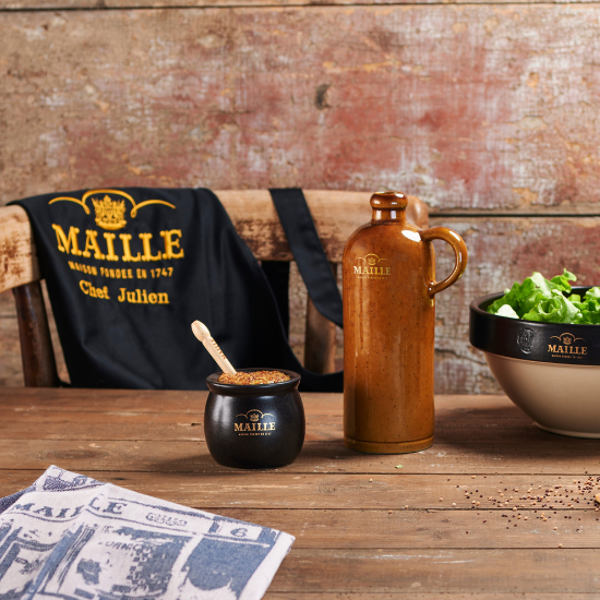 maille-pot-sauce-noir-manufacture-de-digoin-accessoire image 2
