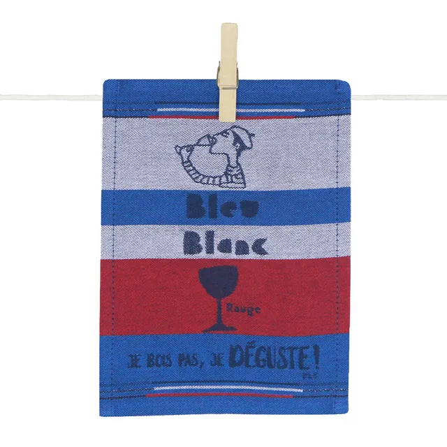 maille-para-tapas-tricolore-tiss-par-la-maison-moutet-mini-serviette image 1