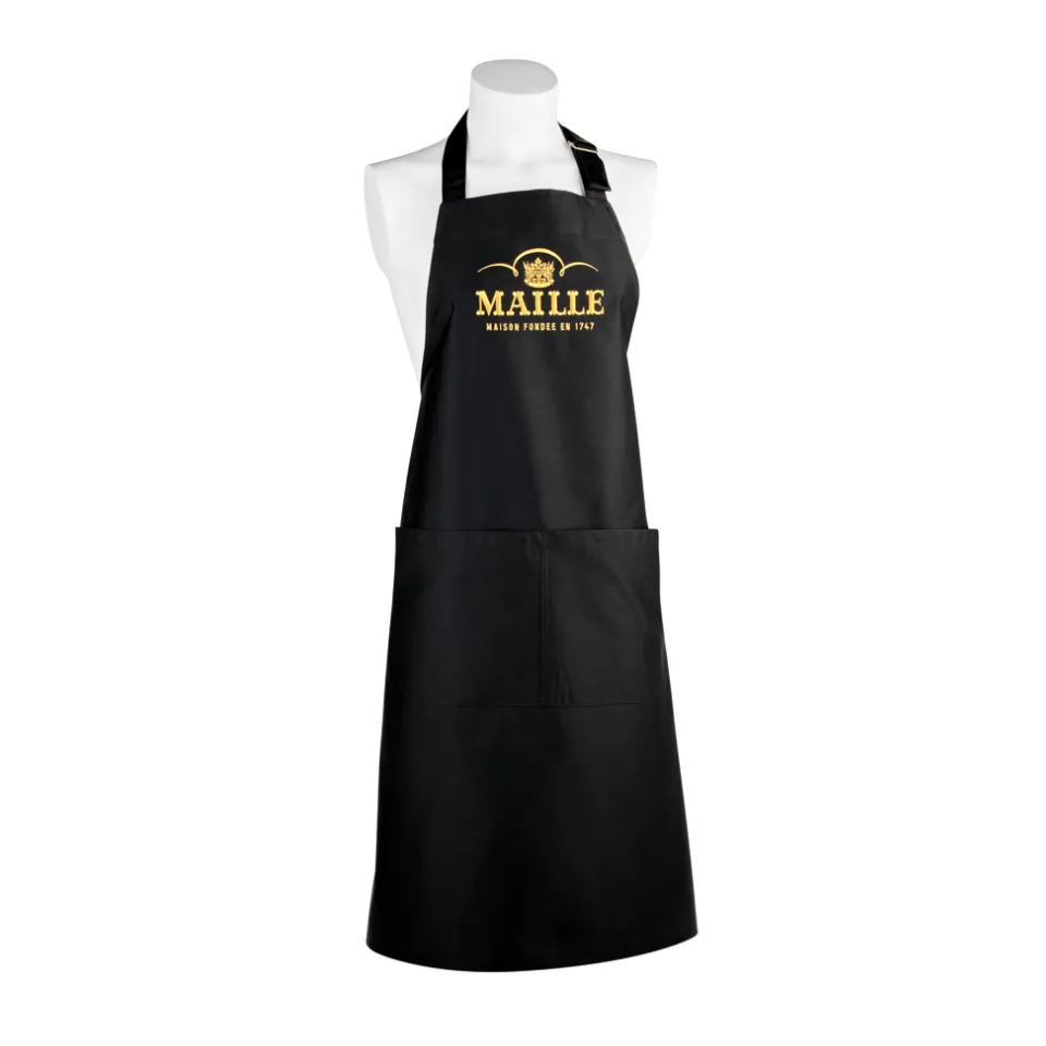 maille-tablier-noir-accessoire-cuisine image 1