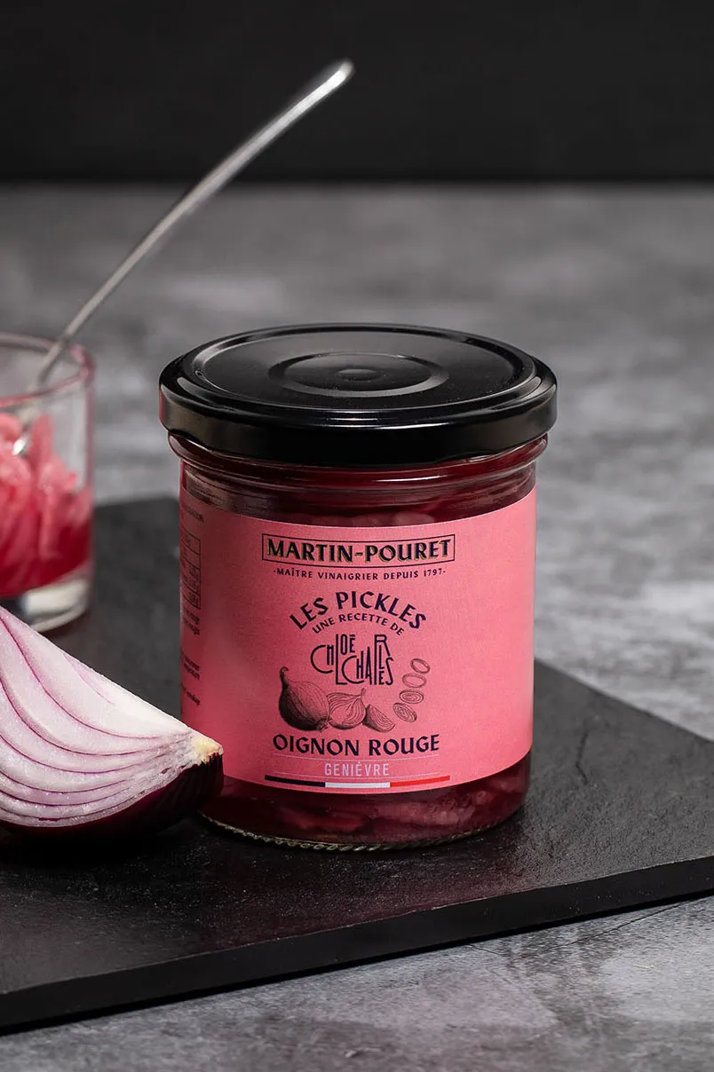 martin-pouret-pickles-oignons-rouges-au-geni-vre image 1