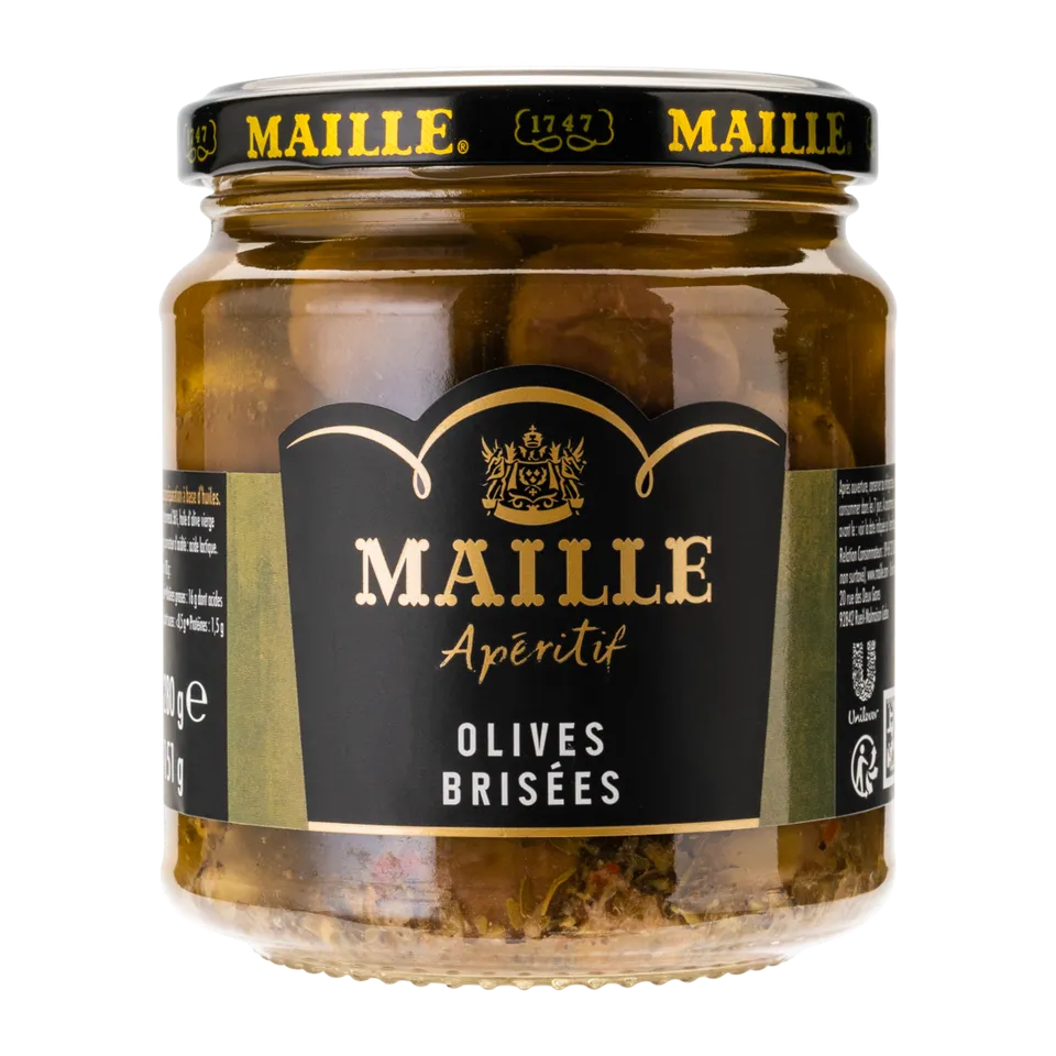 maille-ap-ritif-olives-bris-es-280g-condiment-pour-ap-ritif image 1