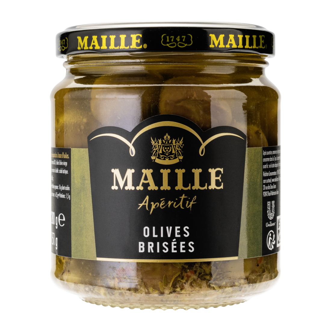 maille-ap-ritif-olives-bris-es-280g-condiment-pour-ap-ritif image 1