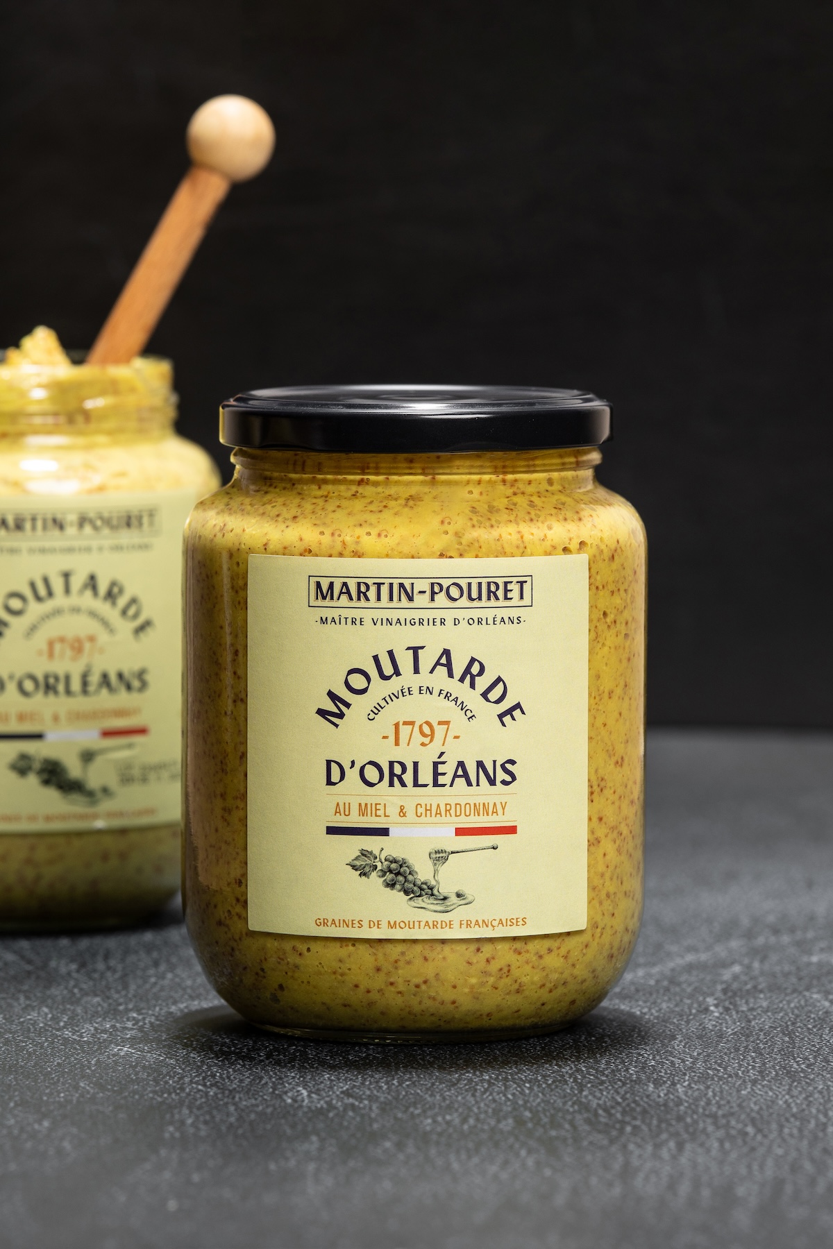martin-pouret-moutarde-d-orl-ans-miel-chardonnay-850g image 1