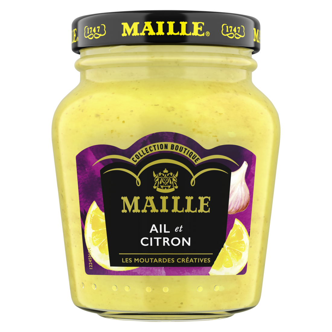 maille-coffret-saveurs-d-exception-vinaigre-mangue-2-moutardes-moutardier-noir image 5
