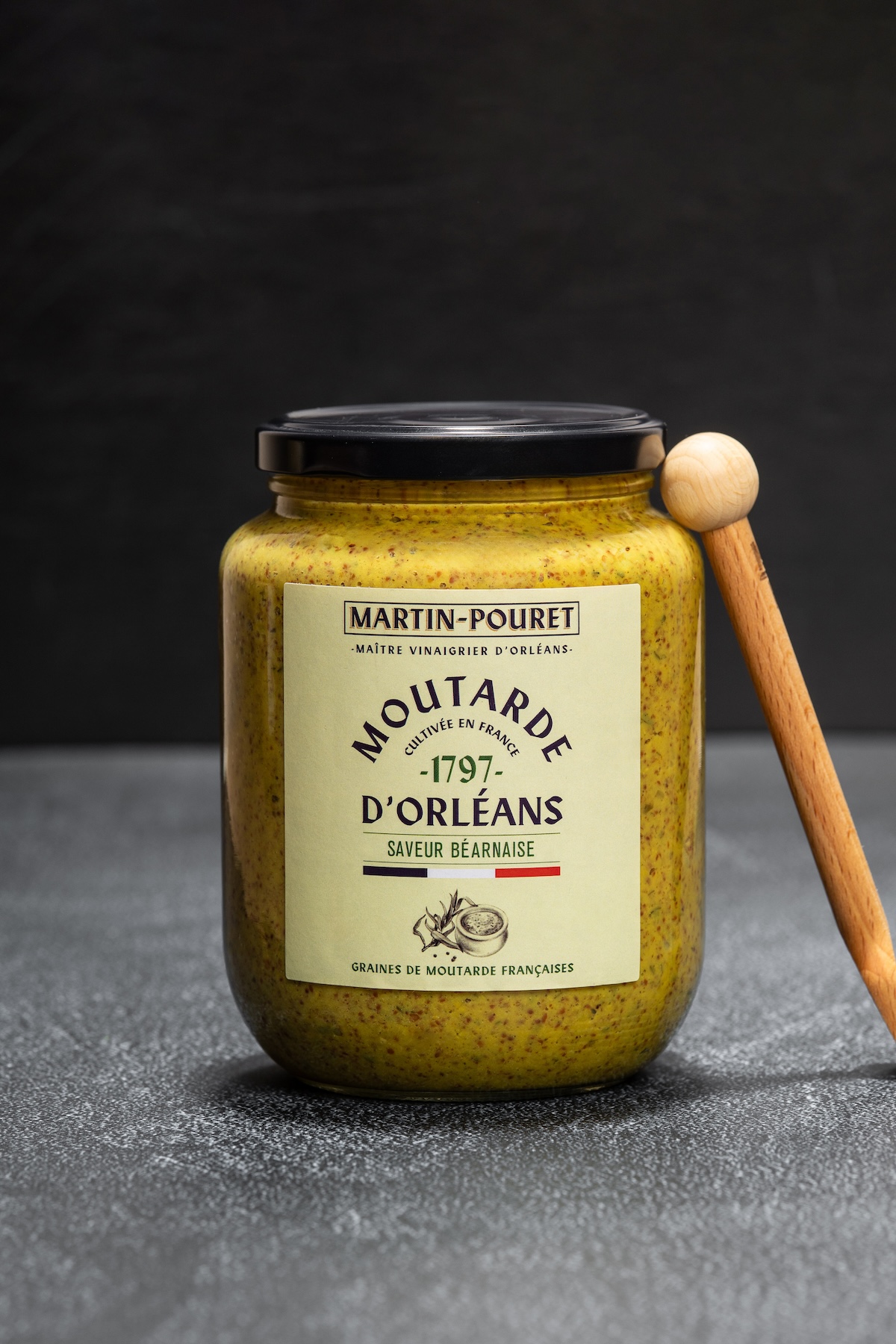 martin-pouret-moutarde-d-orl-ans-saveur-b-arnaise-850g image 1