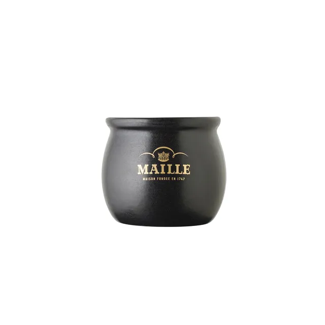 maille-pot-sauce-noir-manufacture-de-digoin-accessoire image 1