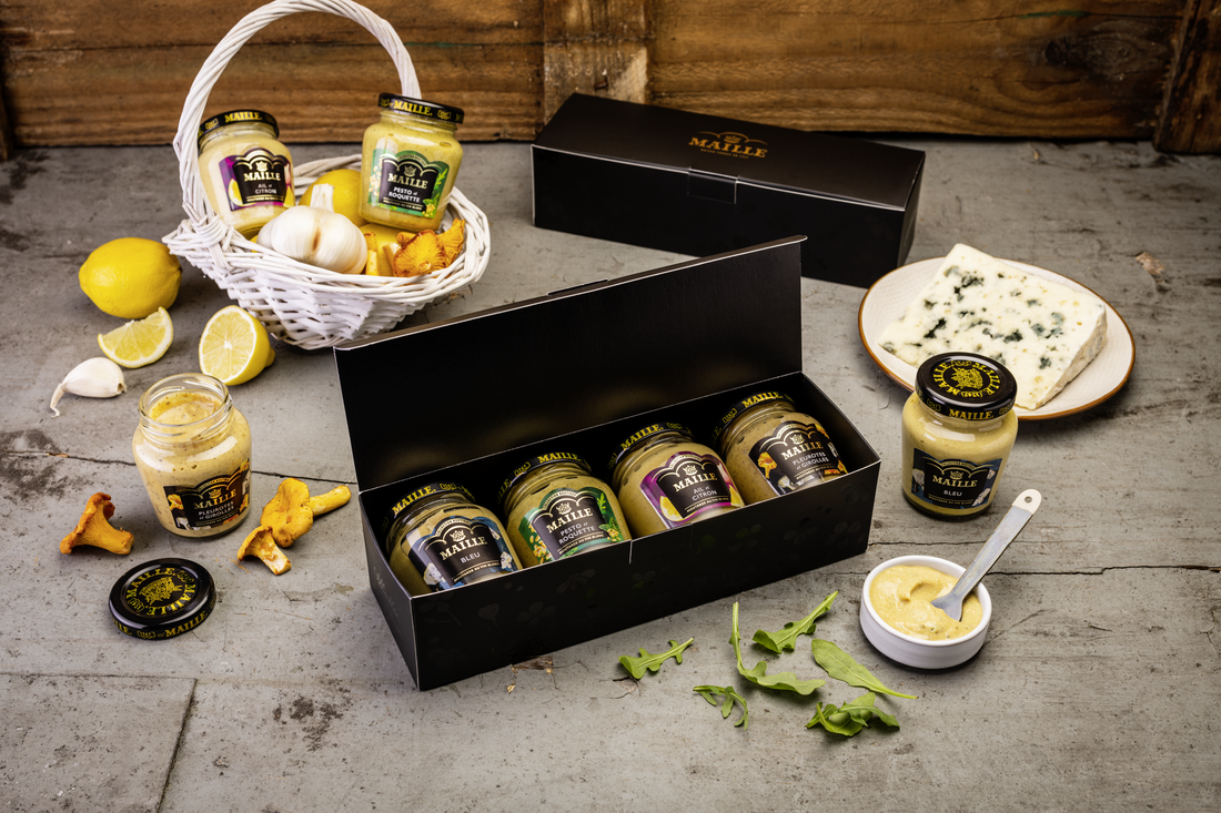 maille-coffret-assaisonnement-4-moutardes-cadeau image 7