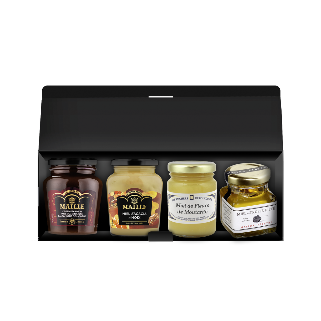maille-coffret-autour-du-miel-coffret-cadeau-moutardes-au-miel image 2