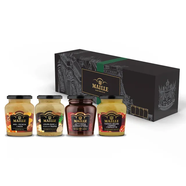 maille-coffret-sucr-sal-coffret-de-4-moutardes-cr-atives-douce-miell-e-et-truff- image 1