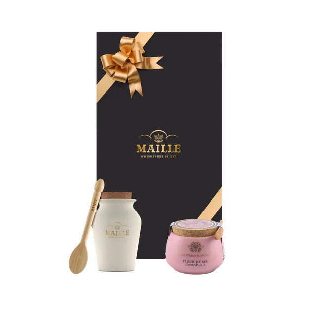 maille-coffret-essentiel-rose-trio-moutarde-originale-fleur-de-sel-et-spatule image 1