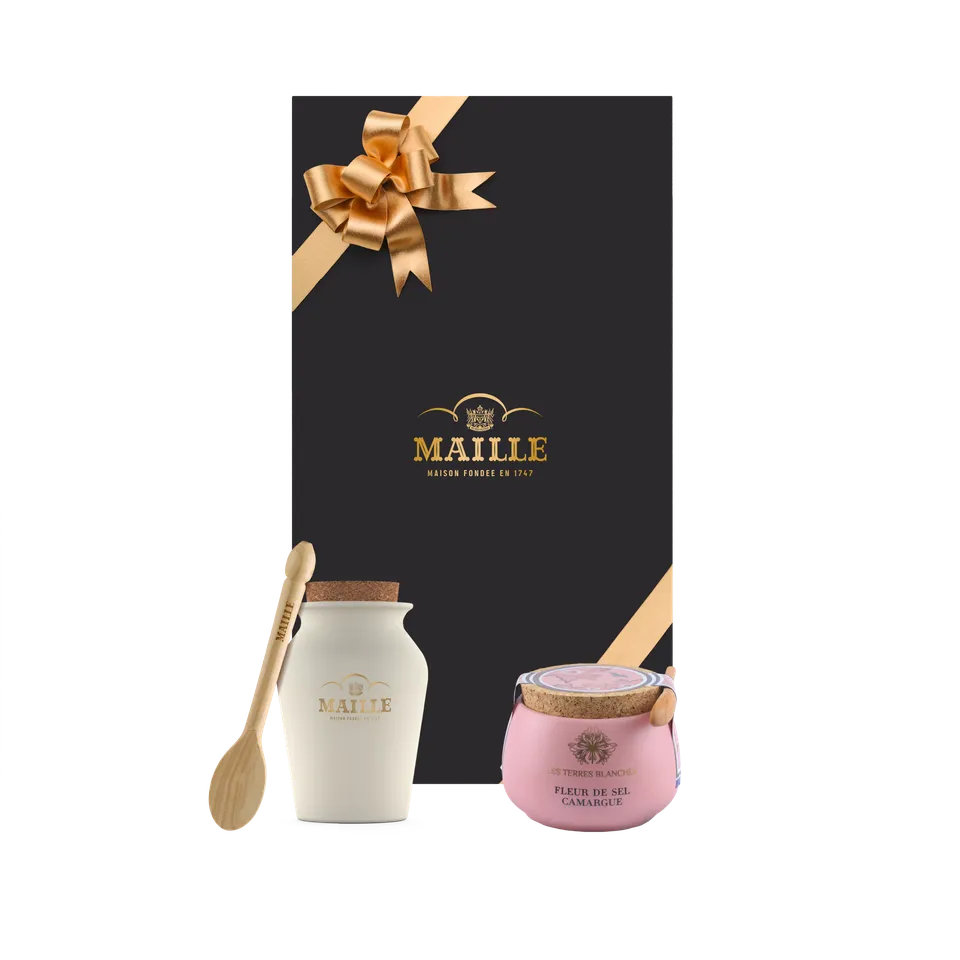 maille-coffret-essentiel-rose-trio-moutarde-originale-fleur-de-sel-et-spatule image 1