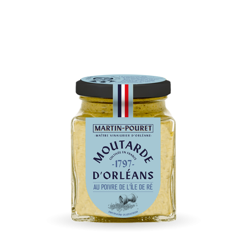 martin-pouret-moutarde-d-orl-ans-au-poivre-de-l-le-de-r-200g-2 image 2