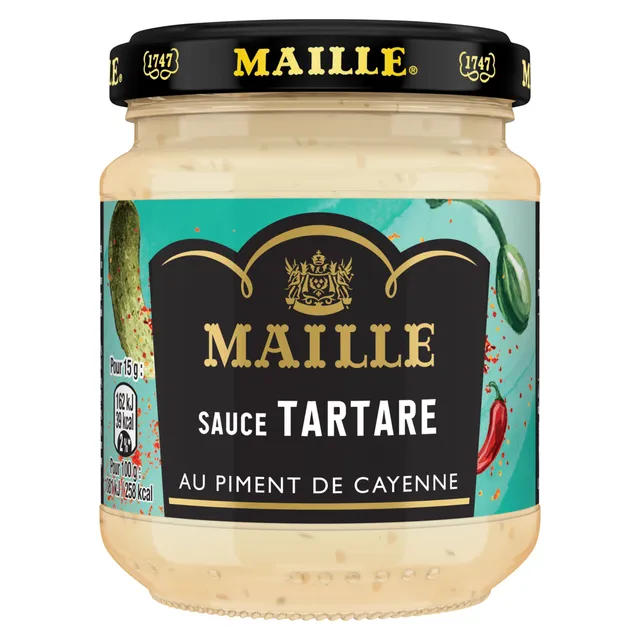 maille-sauce-tartare-piment-de-cayenne-185g image 1
