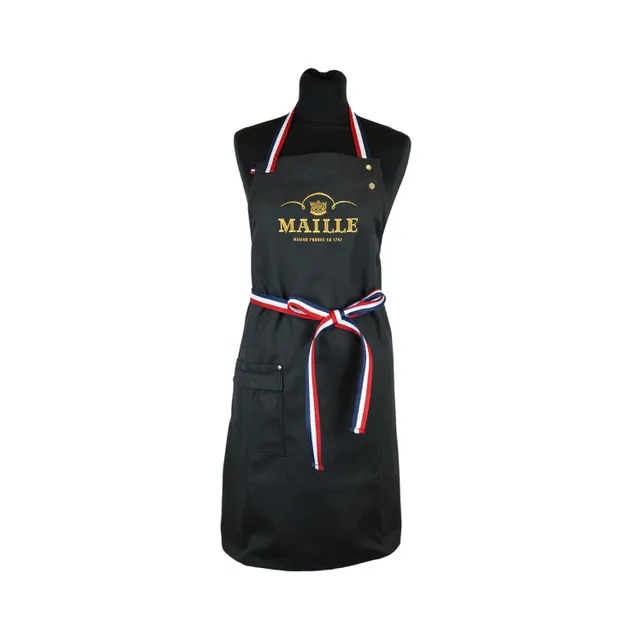maille-tablier-noir-et-tricolore-x-atelier-tb image 1