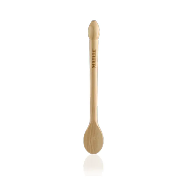 maille-spatule-de-d-gustation-grav-e-la-maison-maille-125-mm-bois-de-buis image 1