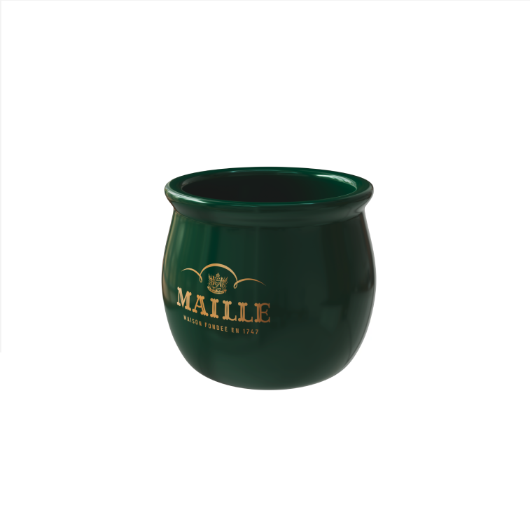 maille-pot-sauce-vert-sapin-digoin-pour-moutarde-la-pompe image 3