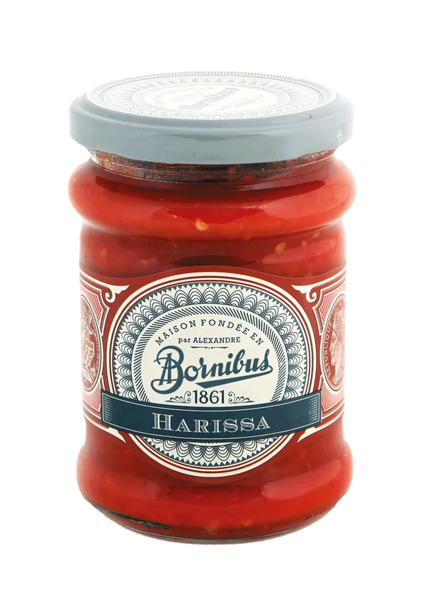bornibus-harissa-condiment-piquant-en-bocal image 1