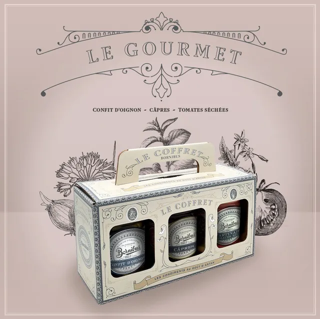 bornibus-coffret-le-gourmet-confit-d-oignon-c-pres-et-tomates-s-ch-es image 1