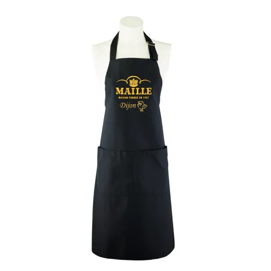 maille-tablier-noir-brod-dijon-accessoire-cuisine image 1