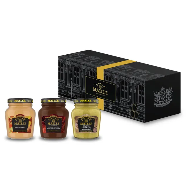 maille-coffret-miel-et-truffe-3-moutardes-prestige image 1