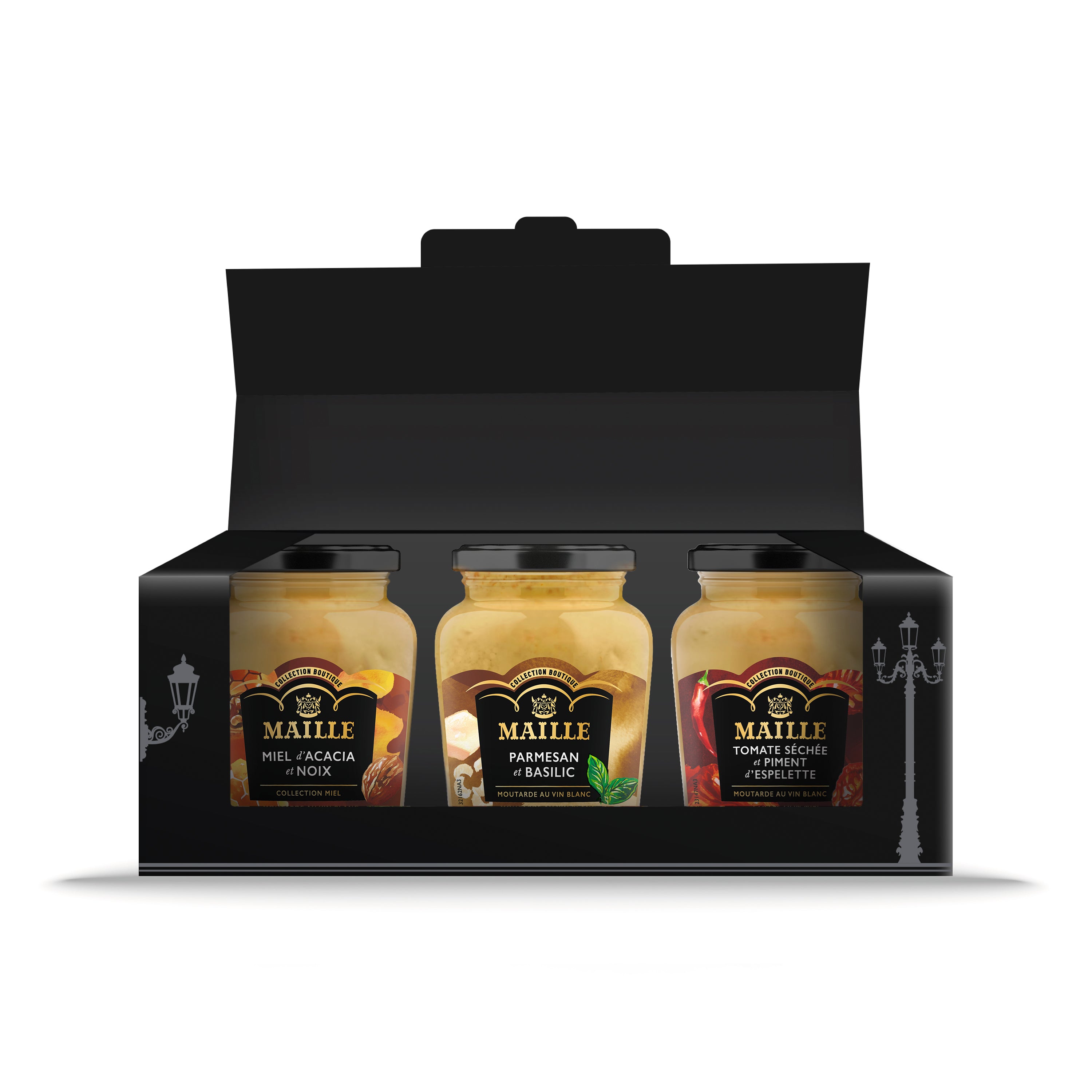 maille-coffret-les-cr-atives-grillades-trio-moutarde-miel-et-noix-108g image 2