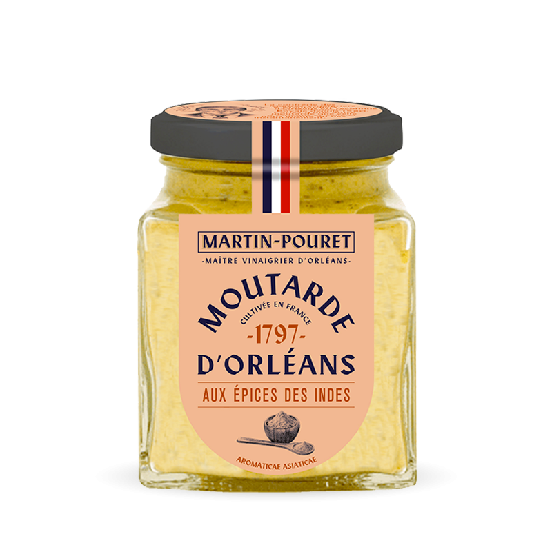 martin-pouret-moutarde-aux-e9pices-indiennes-95g image 2