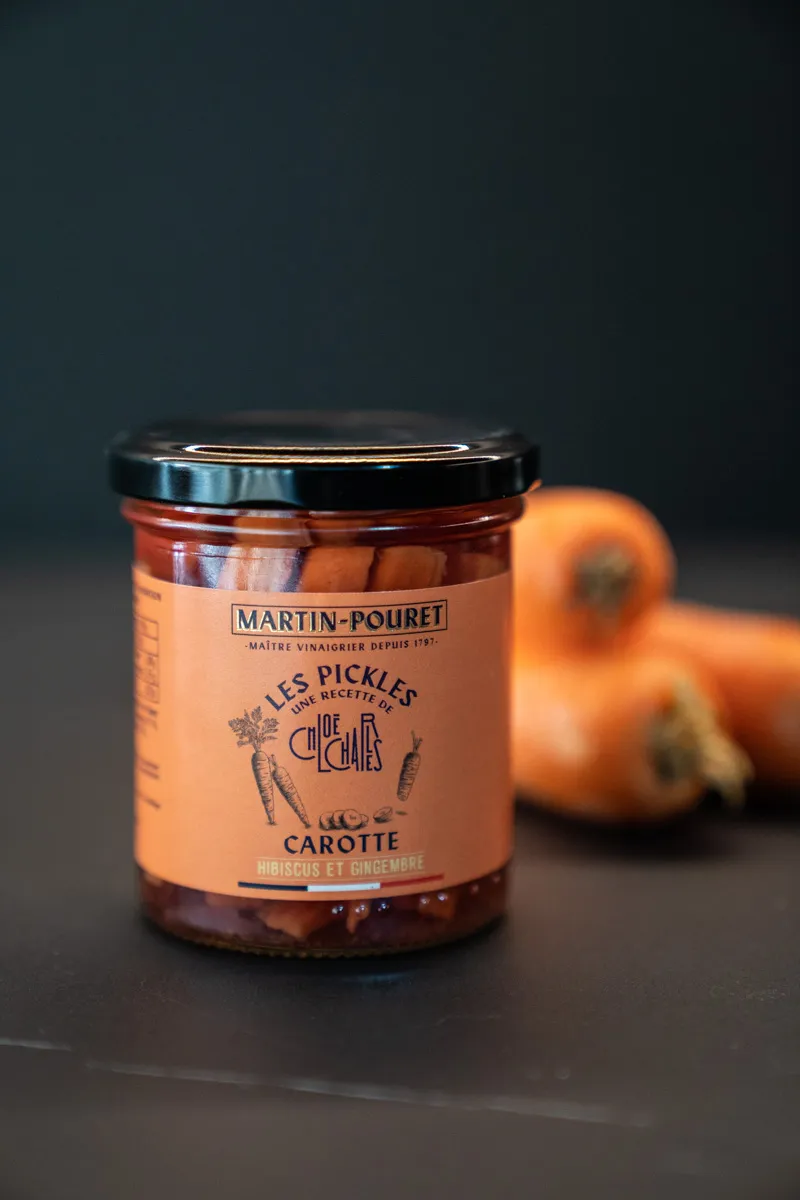martin-pouret-pickles-carottes-hibiscus-et-gingembre-90g image 1