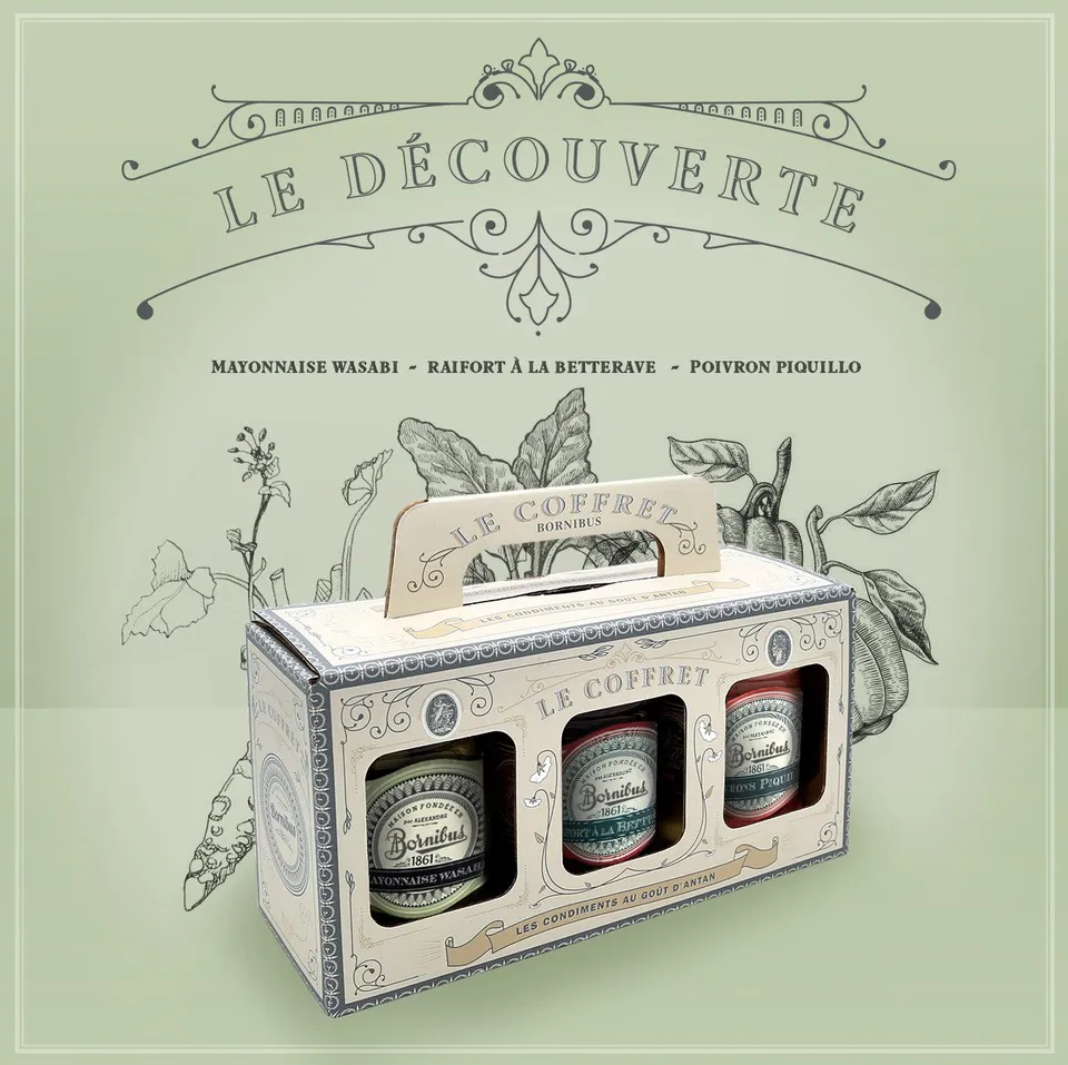 bornibus-coffret-le-d-couverte-mayonnaise-wasabi-raifort-la-betterave-et-poivron image 1