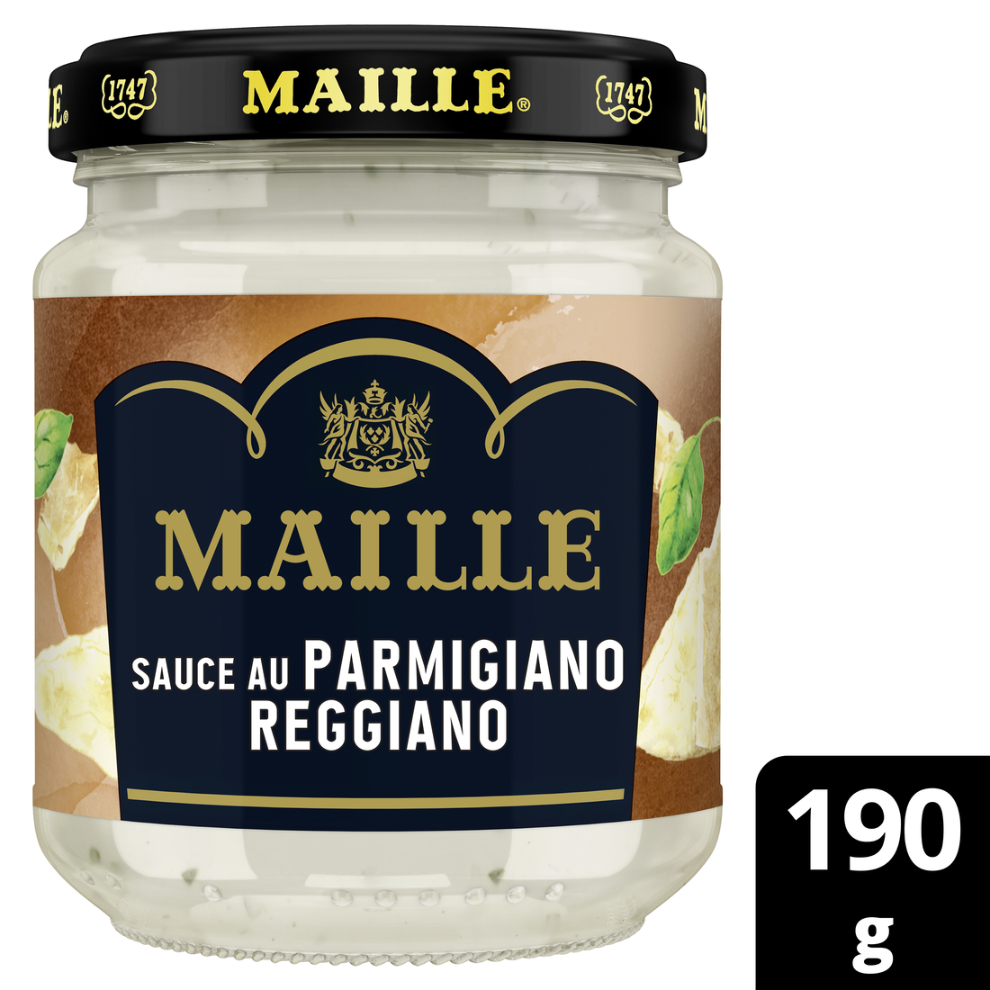 maille-sauce-au-parmigiano-reggiano-pointe-de-basilic-190g image 1