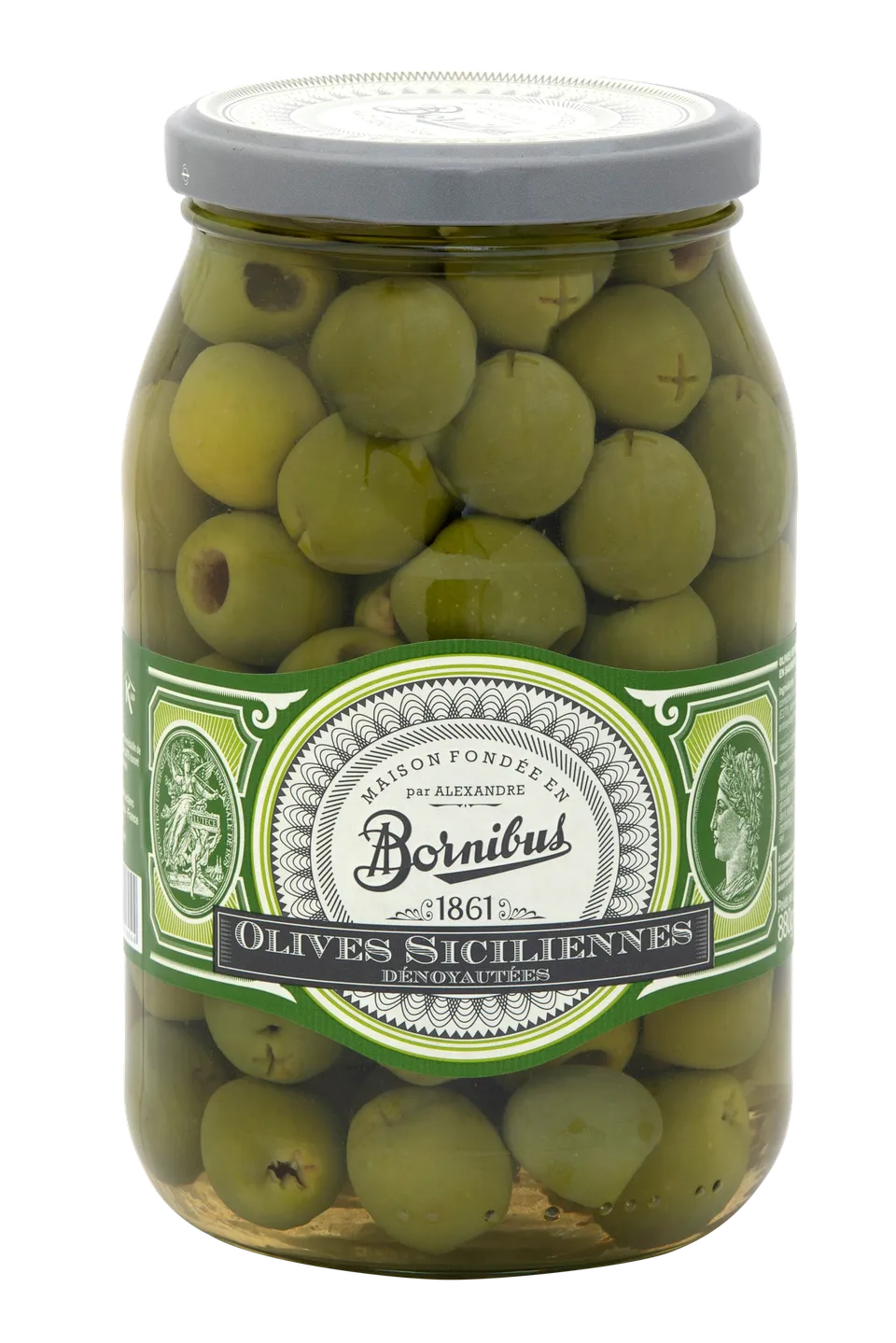 bornibus-olives-siciliennes-d-noyaut-es-olives-vertes image 1