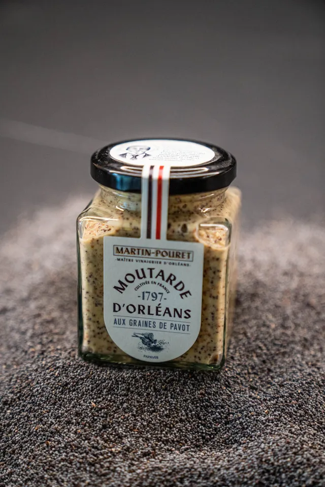 martin-pouret-moutarde-au-pavot-200g image 1