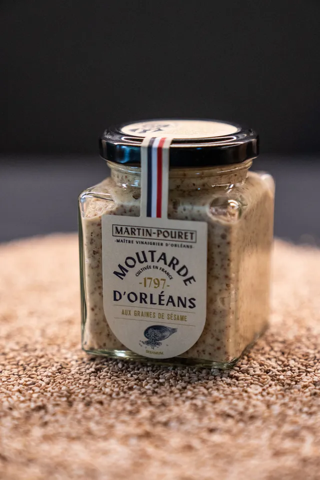 martin-pouret-moutarde-aux-graines-de-s-same-200-g-orl-ans image 1