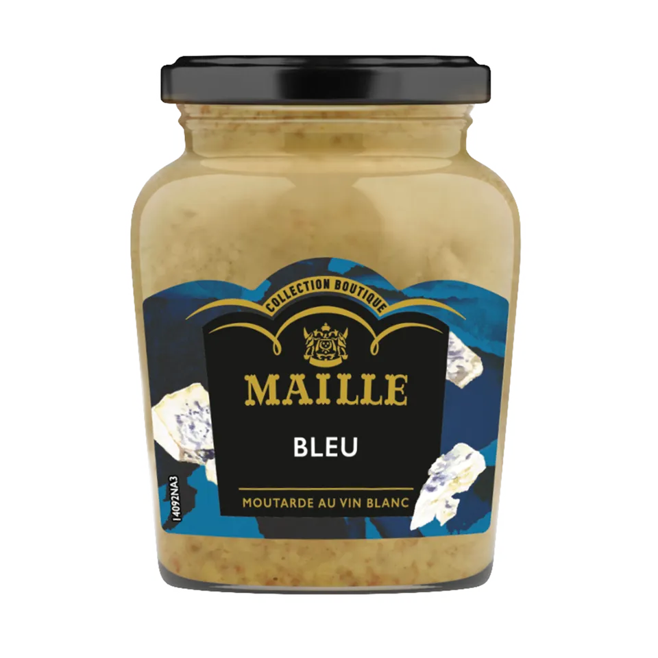maille-moutarde-au-bleu-108-g-intensit-mi-forte image 1