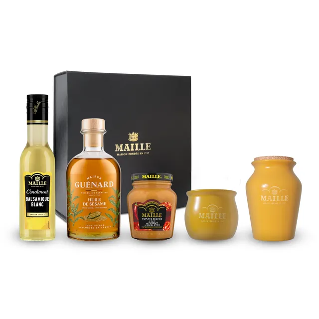 maille-coffret-jonquilles-et-d-lices-coffret-cadeau-vinaigrettes image 1