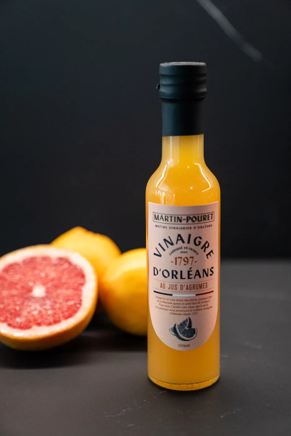 martin-pouret-vinaigre-de-vin-blanc-au-jus-d-agrumes-25cl image 1