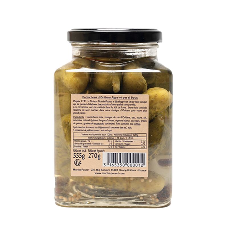 martin-pouret-cornichons-aigre-doux-270g image 3