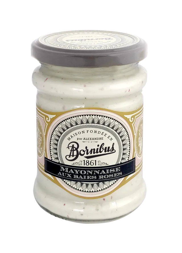 bornibus-mayonnaise-aux-baies-roses-220-g-mayonnaise-originale image 1