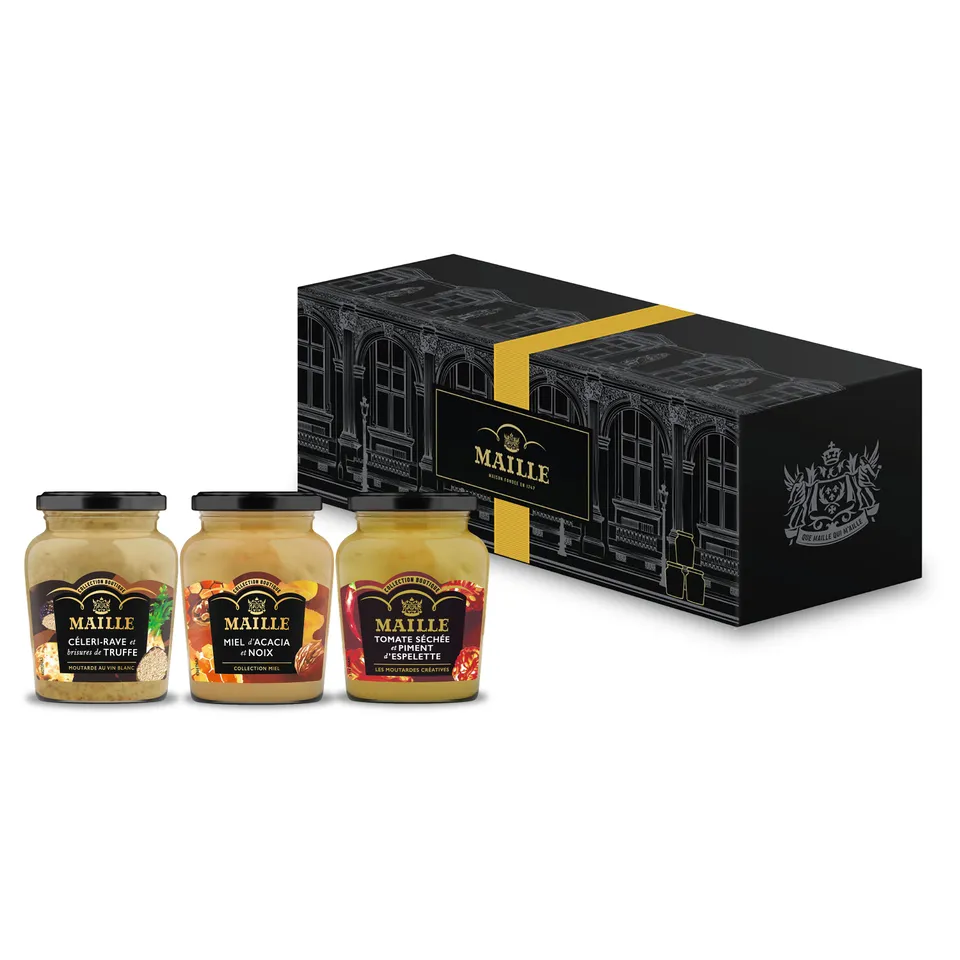 maille-coffret-marinades-coffret-3-moutardes-mariner image 1