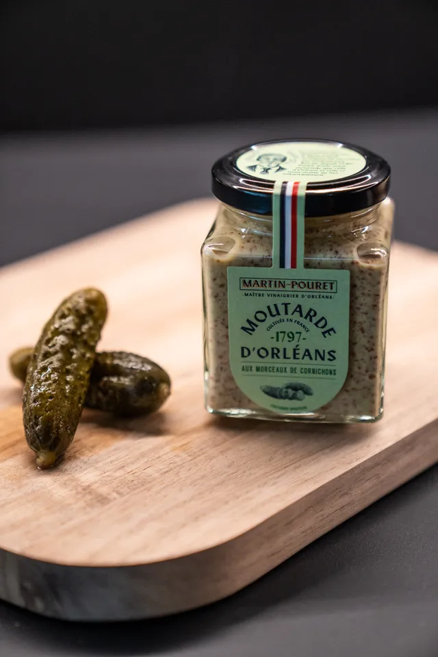 martin-pouret-moutarde-aux-cornichons-200g image 1