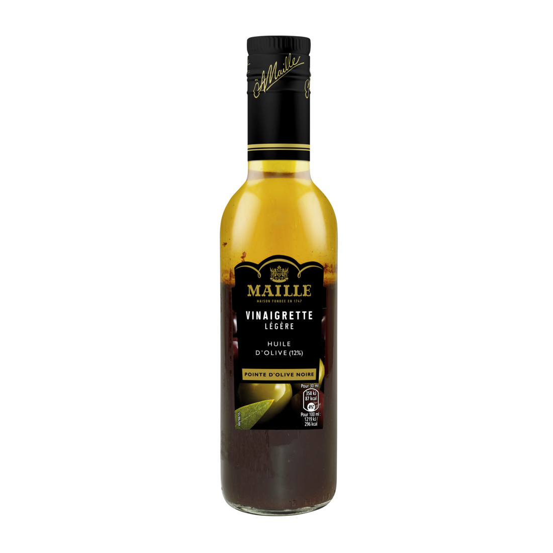 maille-vinaigrette-l-g-re-huile-d-olive-12-pointe-d-olive-noire-36-cl image 1