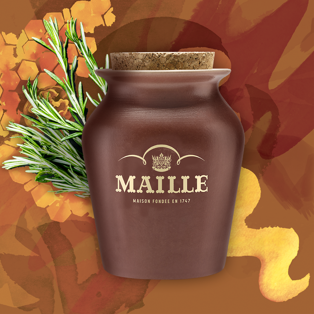 maille-moutarde-au-miel-de-romarin-pot-moutarde-douce image 2