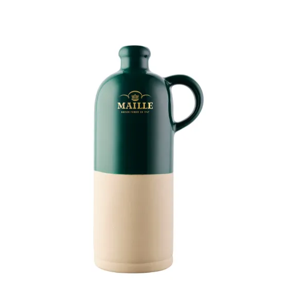 maille-cruchon-bi-mati-re-vert-manufacture-de-digoin-pot-moutarde-la-pompe image 1