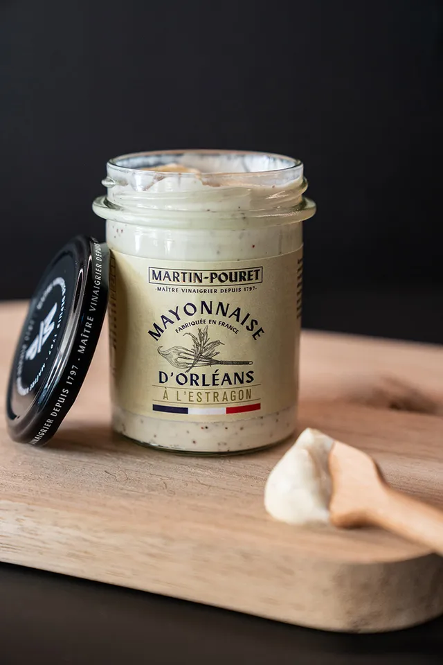 martin-pouret-mayonnaise-la-moutarde-l-estragon-170g image 1