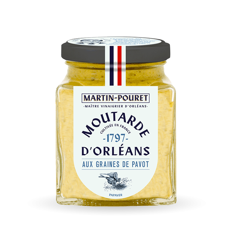 martin-pouret-moutarde-au-pavot-200g image 2