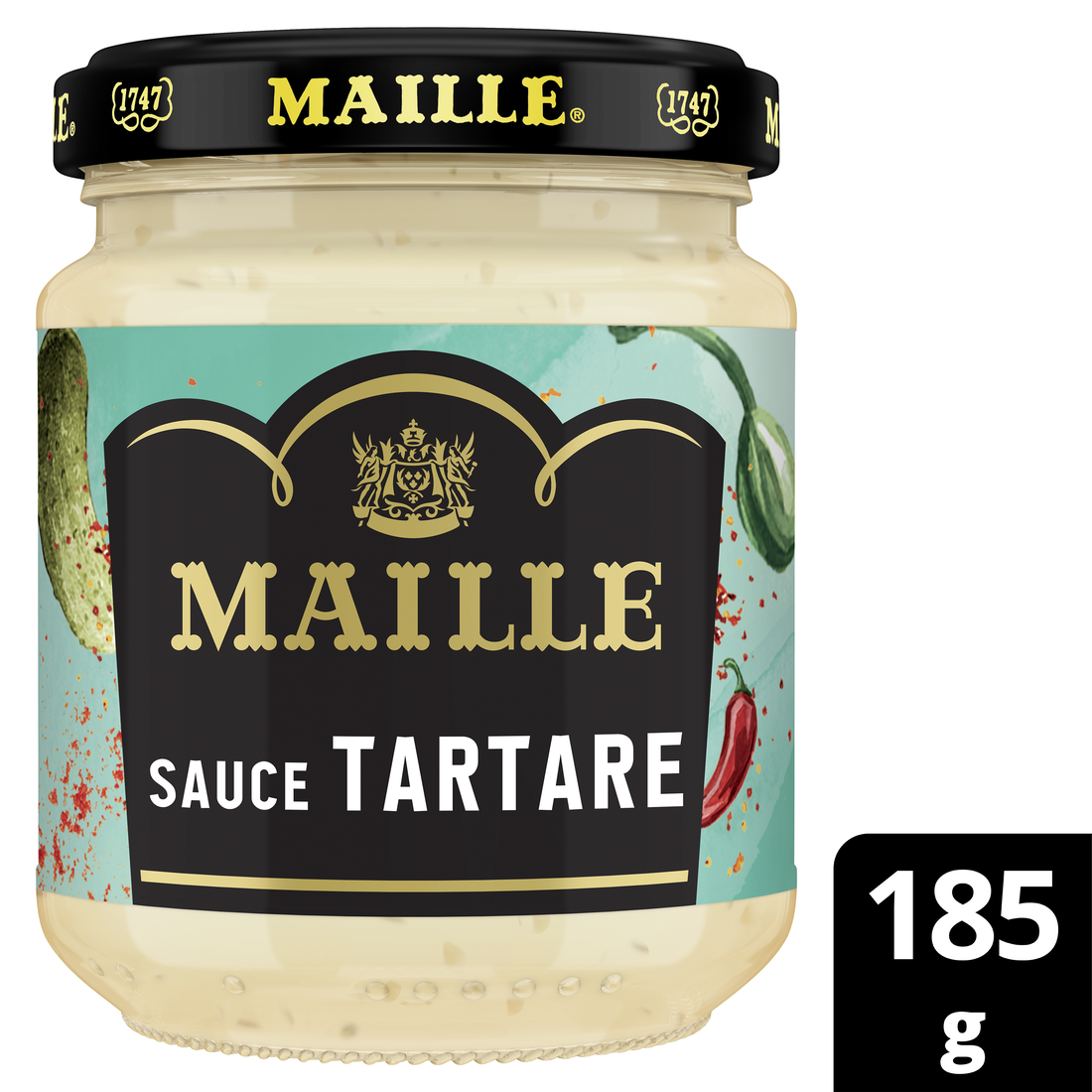 maille-sauce-tartare-piment-de-cayenne-185g image 2