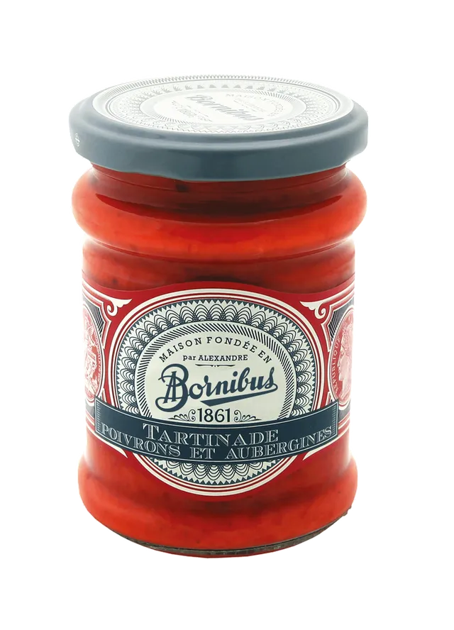 bornibus-tartinade-de-poivrons-et-aubergines-base-m-diterran-enne image 1